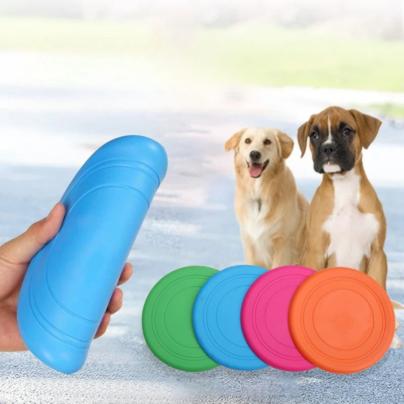Pet Frisbee Toy Outdoor Floatable Medium Large Dog Interactive Bite Resistant Training Dog Frisbee